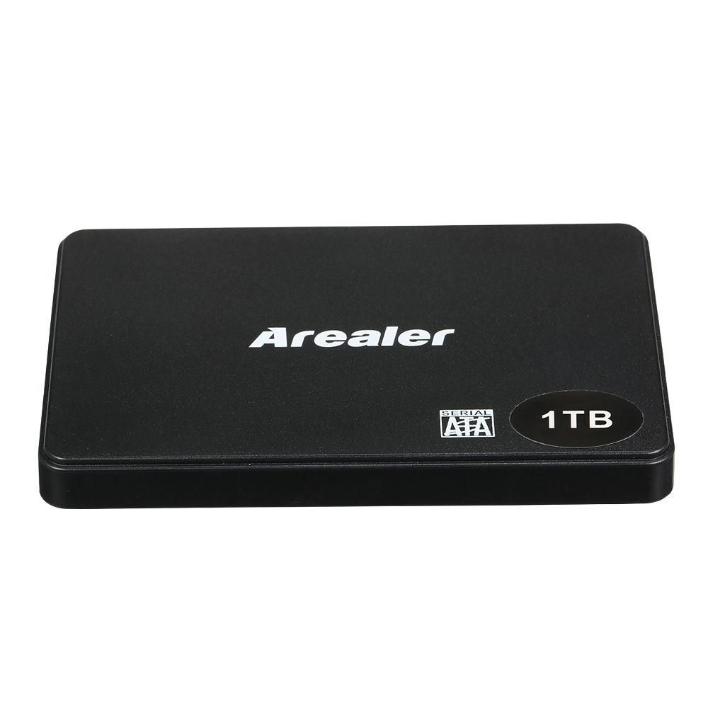 Arealer 1TB USB3.0 High-speed Portable Hard Disk 2.5 inch SATA Mobile Hard Drive High-speed Transmission for PC Laptop