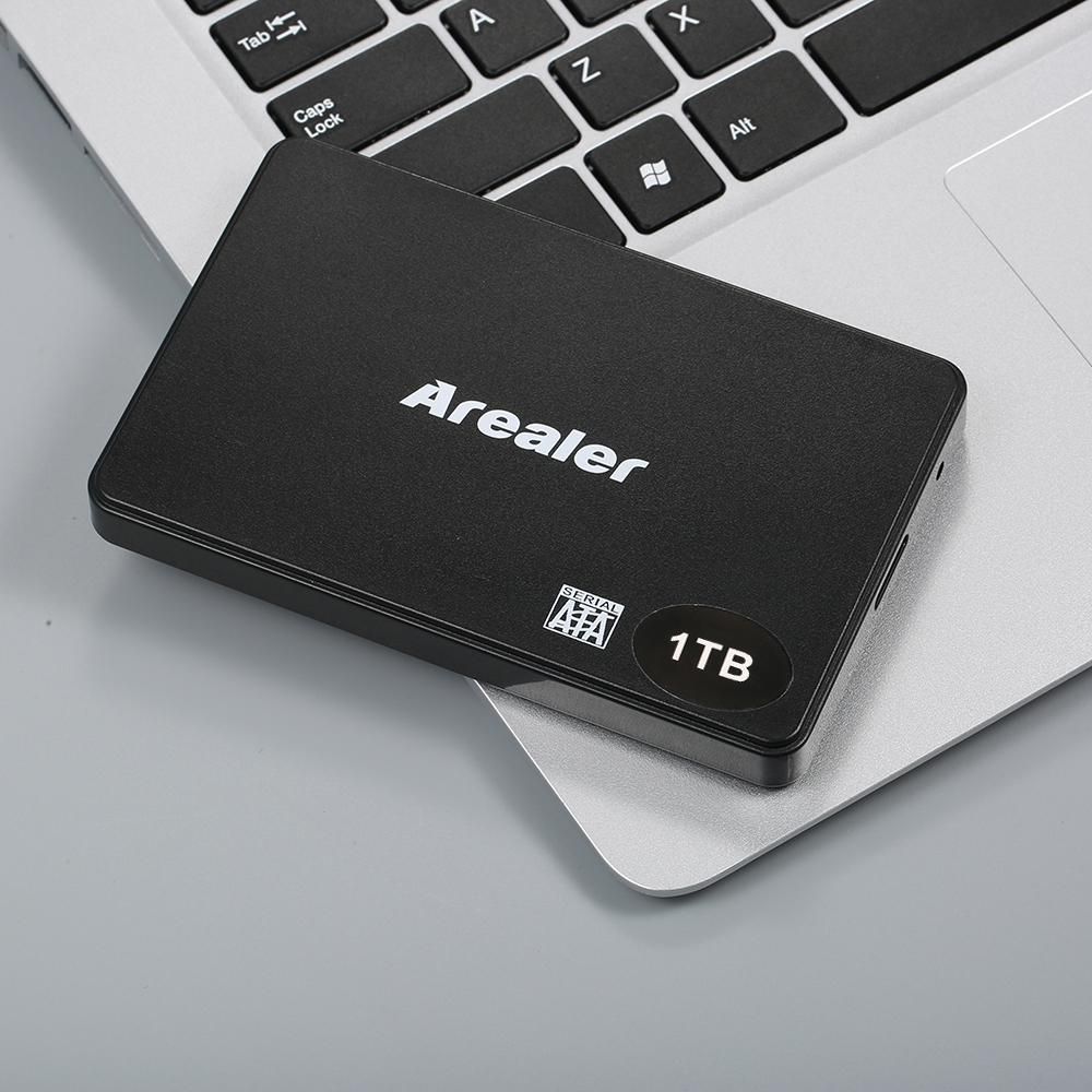 Arealer 1TB USB3.0 High-speed Portable Hard Disk 2.5 inch SATA Mobile Hard Drive High-speed Transmission for PC Laptop