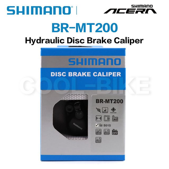 Shimano Br Mt200 Hydraulic Disc Brake Caliper 2 Pistons Mtb