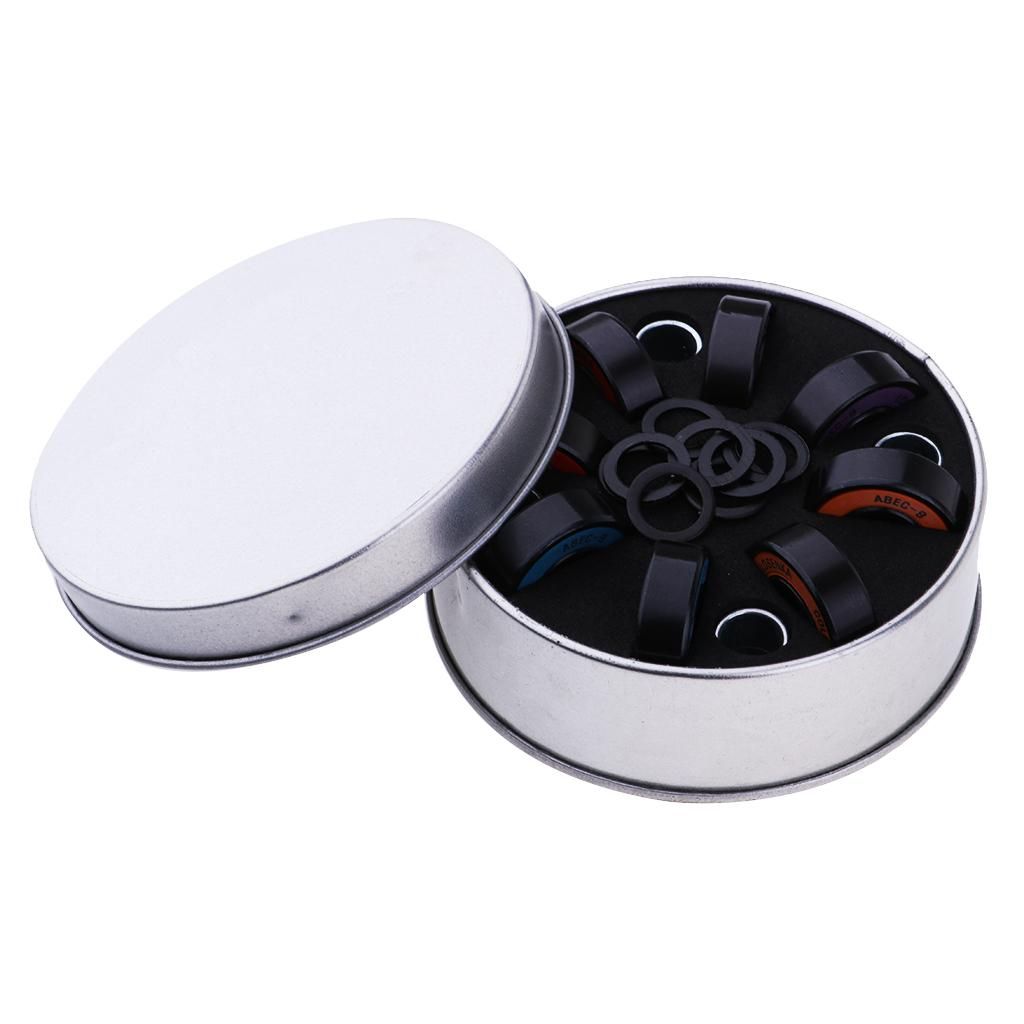 Premium Chrome Steel Skateboard Bearings Pro Longboard Bearings ABEC 9