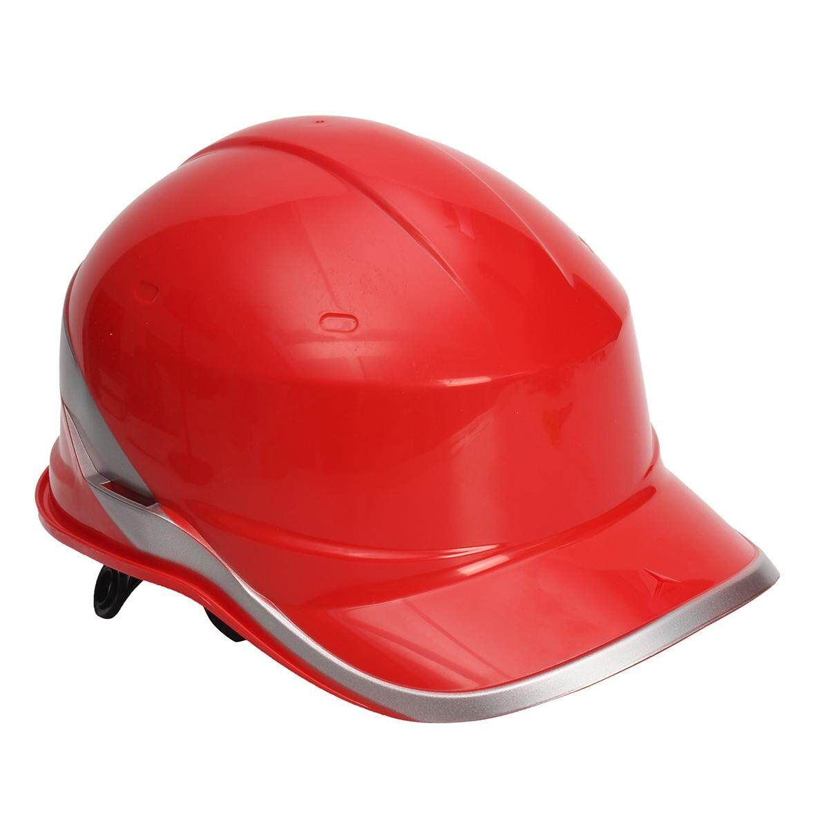 Diamond V Hard Hats Safety Work 8 Point Vented Construction Ratchet Helmets New # Yellow Red (red)