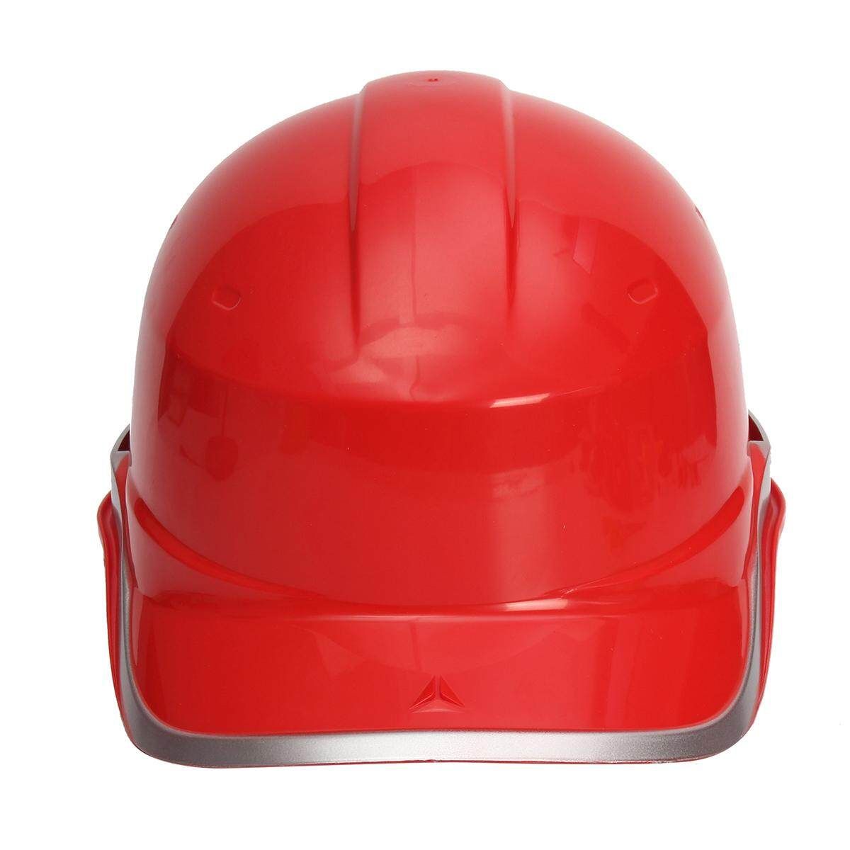 Diamond V Hard Hats Safety Work 8 Point Vented Construction Ratchet Helmets New # Yellow Red (red)