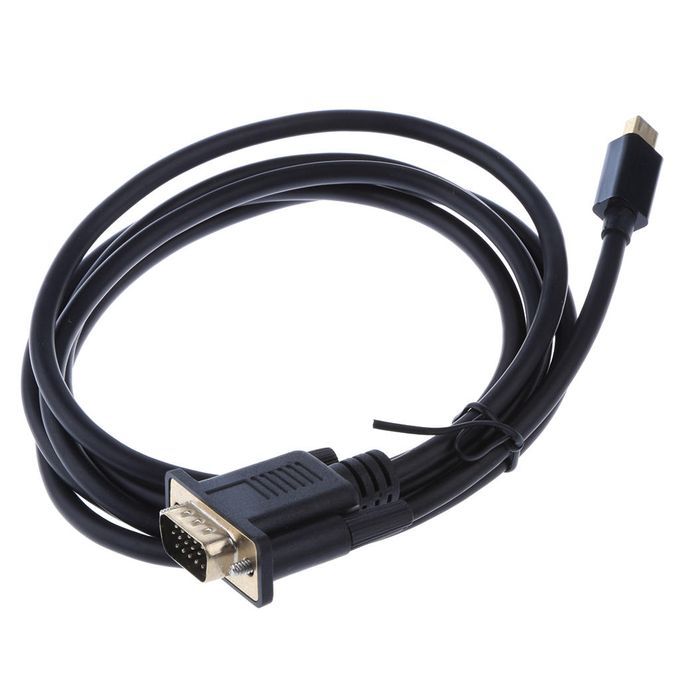 Mini   DP To VGA Cable Gold-plated Connector For Surface Pro 6FT