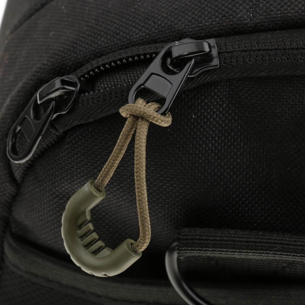 3x10x Zipper Pulls Cord Rope Ends Lock Zip Slider For Clothing/Bags