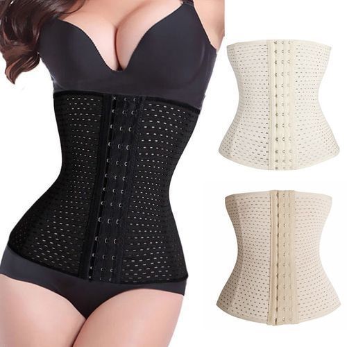 High Quality Women Sexy Waist  Breathable Shapewear- Black