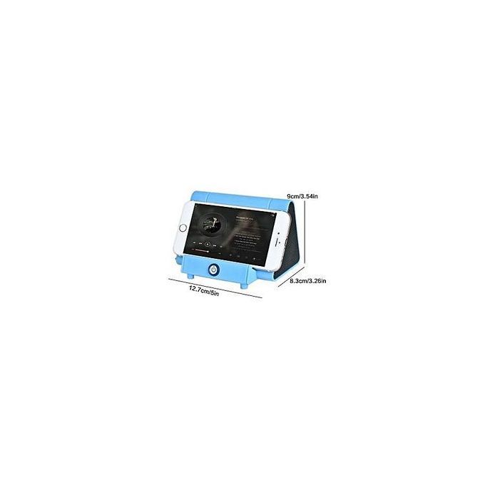 Creative Wireless Loudspeaker Resonance Phone Lion's Roar Magic Induction Speakers With Phone Stand Electronic Products,Blue HT-S