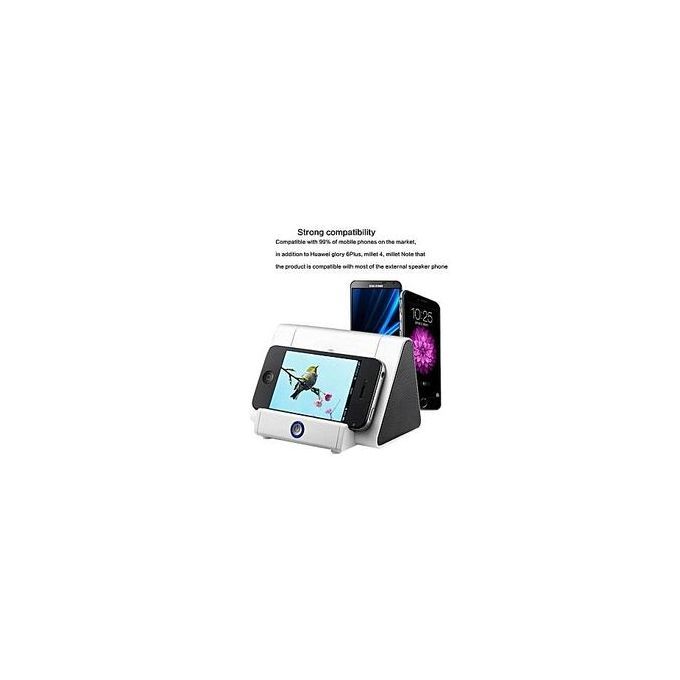 Creative Wireless Loudspeaker Resonance Phone Lion's Roar Magic Induction Speakers With Phone Stand Electronic Products,Blue HT-S
