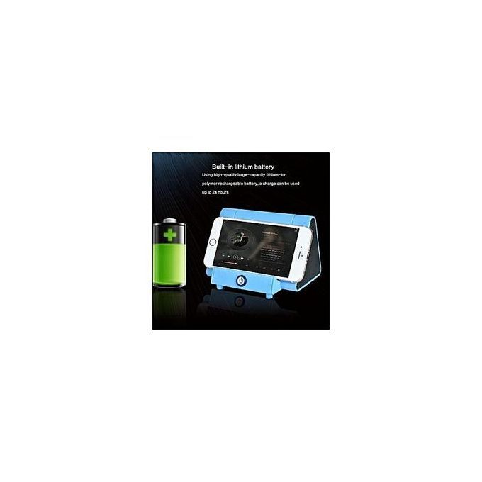 Creative Wireless Loudspeaker Resonance Phone Lion's Roar Magic Induction Speakers With Phone Stand Electronic Products,Blue HT-S