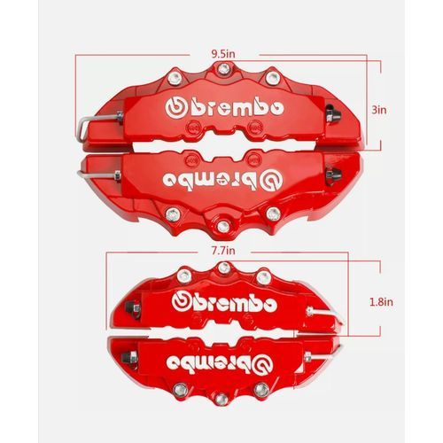 4pcs 3D Brembo Style Car Disc Brake Caliper Cover