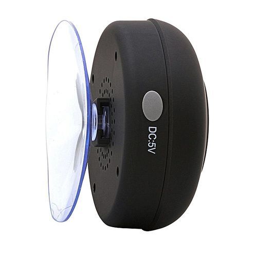 1PC Portable Waterproof Wireless Stereo Bluetooth Speaker FM Radio Black Music HT-S