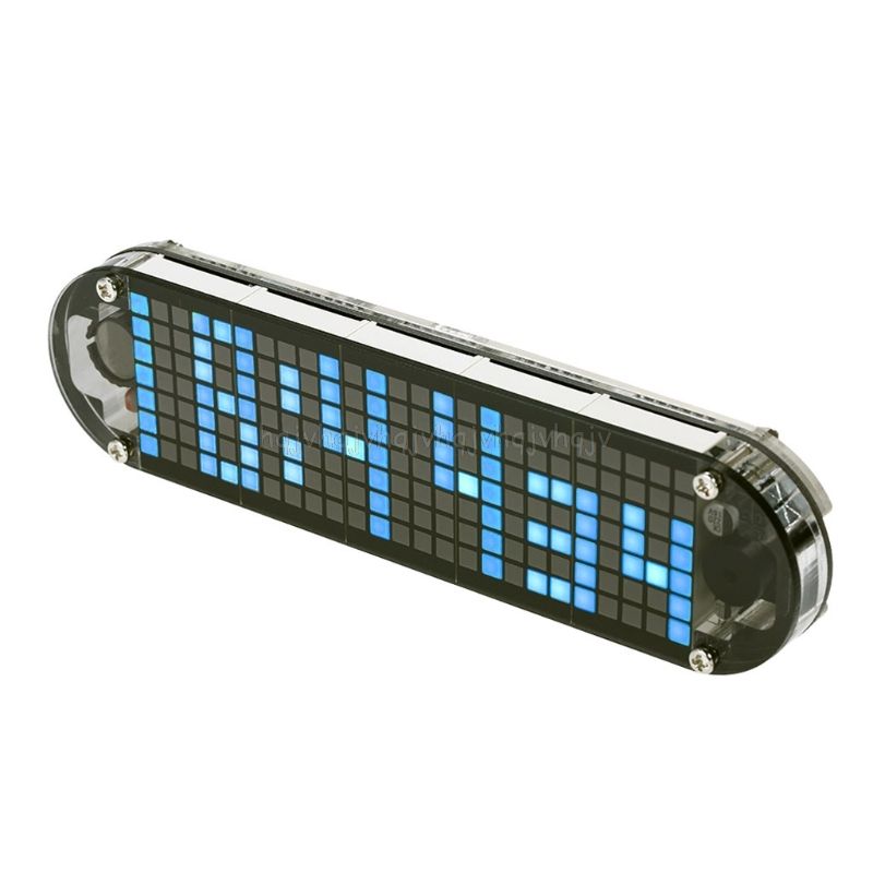 DS3231 Multifunction Alarm Clock LED Dot Matrix Animation Effects DIY Kit Gifts N02 19 Dropship