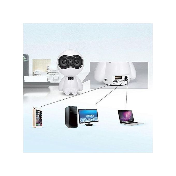 AS102L Mini Bluetooth Speaker Cute Pet Shape Speaker With LED Loudspeaker HT-S