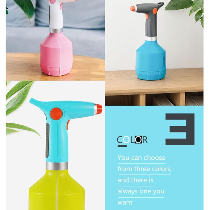 1L Electric Watering Bottle Electric Plant Mister Spray