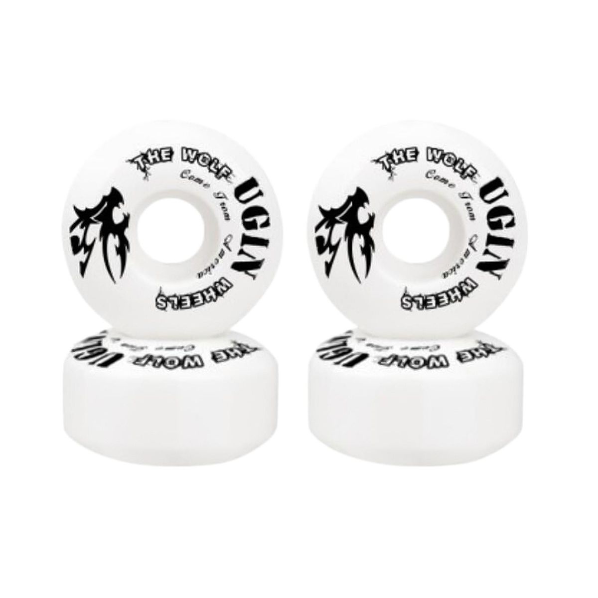 4Pieces Durable Skateboard Wheels Set 52x30mm Skate Board Roller Outer