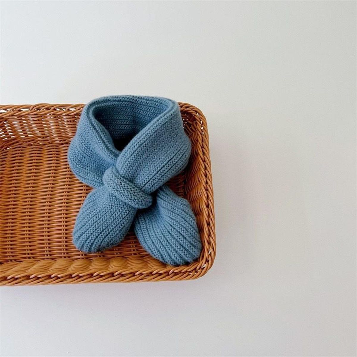 Warm Neck Wrap Cozykidz Knitted Neck Warmer Soft Warm for Winter Blue