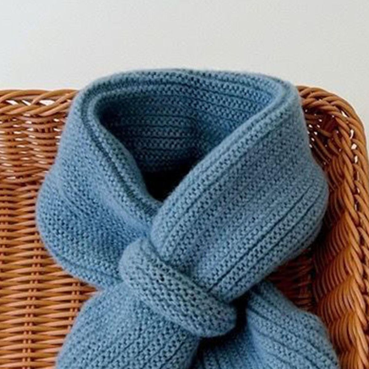 Warm Neck Wrap Cozykidz Knitted Neck Warmer Soft Warm for Winter Blue