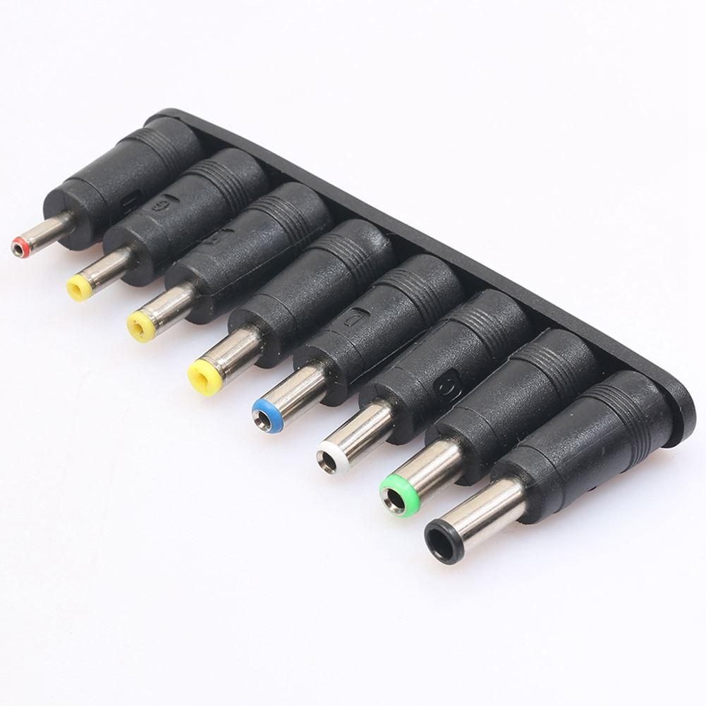 Universal 1 set = 8pcs / set 5pin Jack Plugs DC for Laptop AC Power Adapter Tips Connectors for Computer Notebook