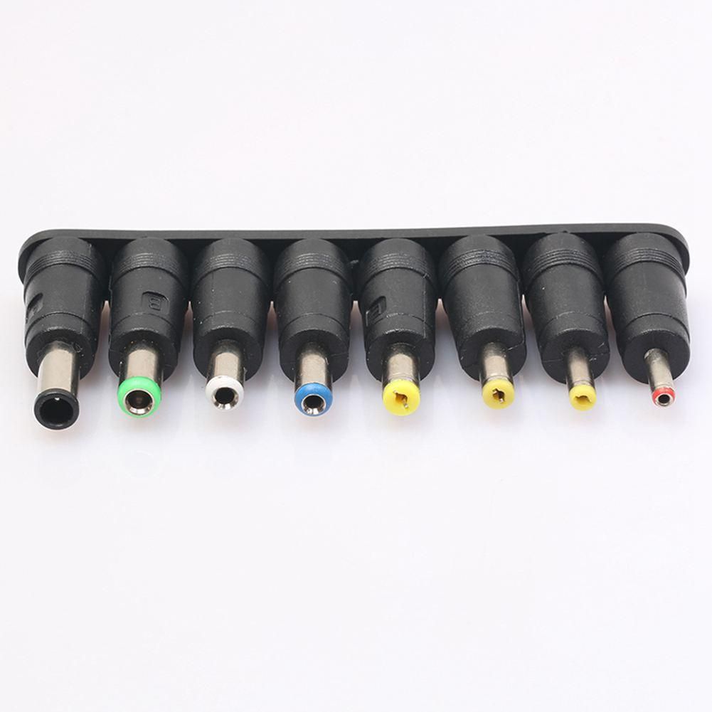 Universal 1 set = 8pcs / set 5pin Jack Plugs DC for Laptop AC Power Adapter Tips Connectors for Computer Notebook
