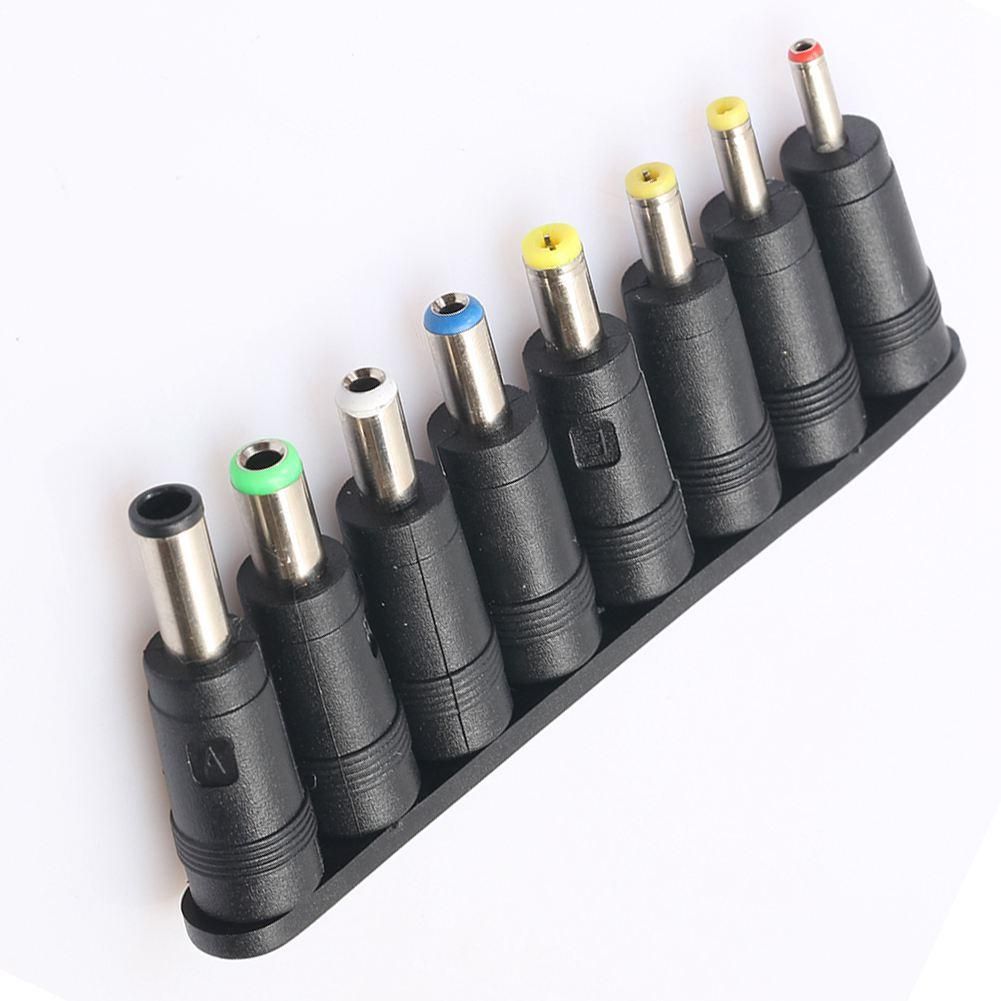 Universal 1 set = 8pcs / set 5pin Jack Plugs DC for Laptop AC Power Adapter Tips Connectors for Computer Notebook