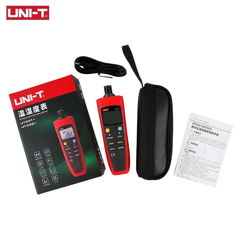 UNI-T UT331+ UT332+ Digital Thermometer Hygrometer