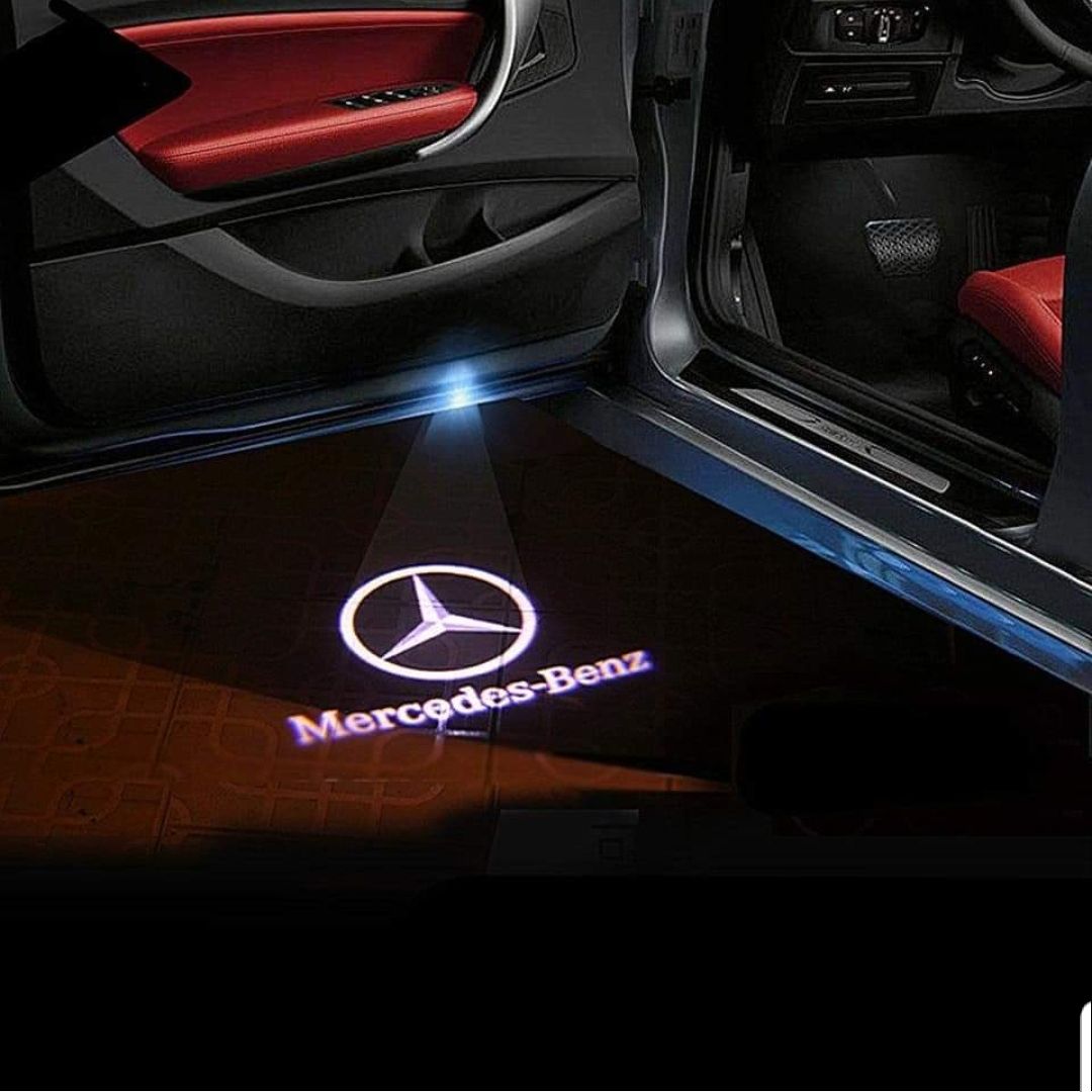 Mercedes-Benz 3D Led Door Logo Projector Ghost Shadow Lights (For 4 Doors)