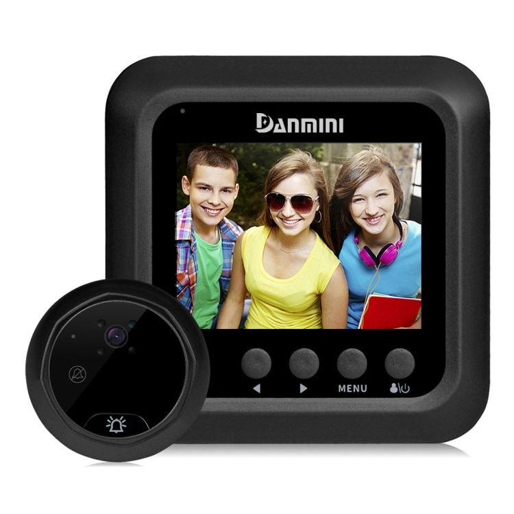 Danmini W5 2.4 Inch Screen 2.0MP Camera No Disturb Peephole Viewer Doorbell