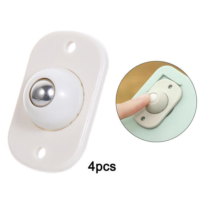 4x Paste Storage Box Pulley Caster Small Furniture Toy Car Steel Ball