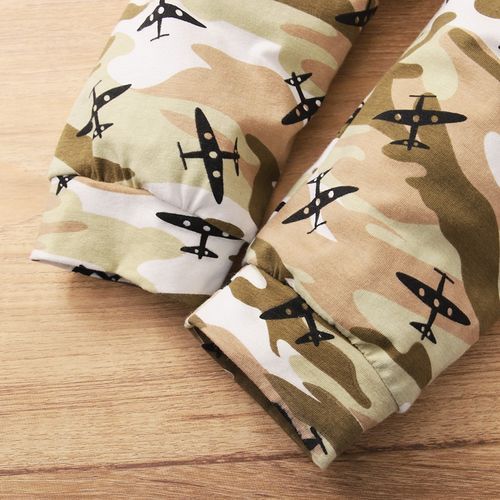 MAMA'S BOY 1-4Y Kid Boys Outfit Set Short Sleeve T-shirt Camou Long Pants
