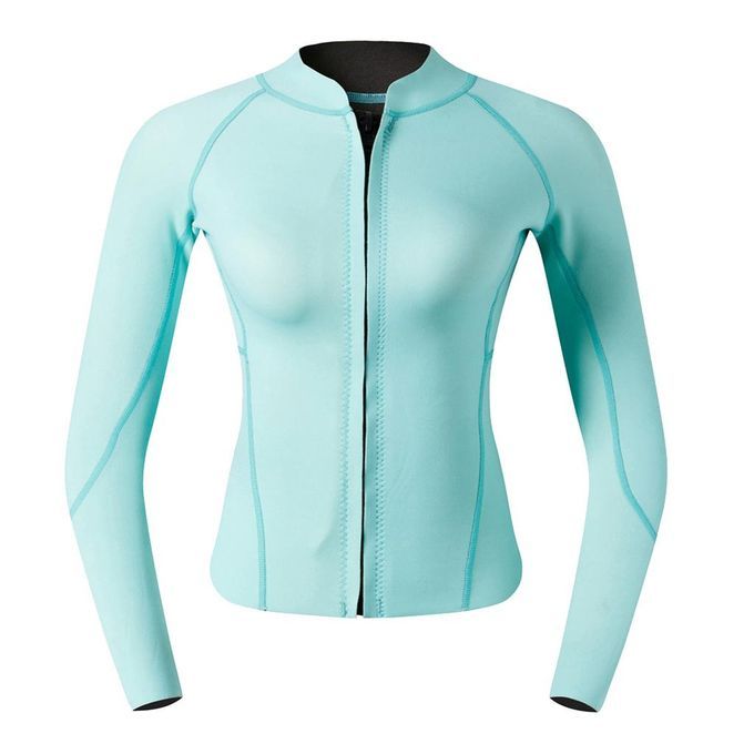 Women Lanagrm  Swim Shirt UPF 50+ Swimsuit 2mm Wetsuit Swim Shirt M
