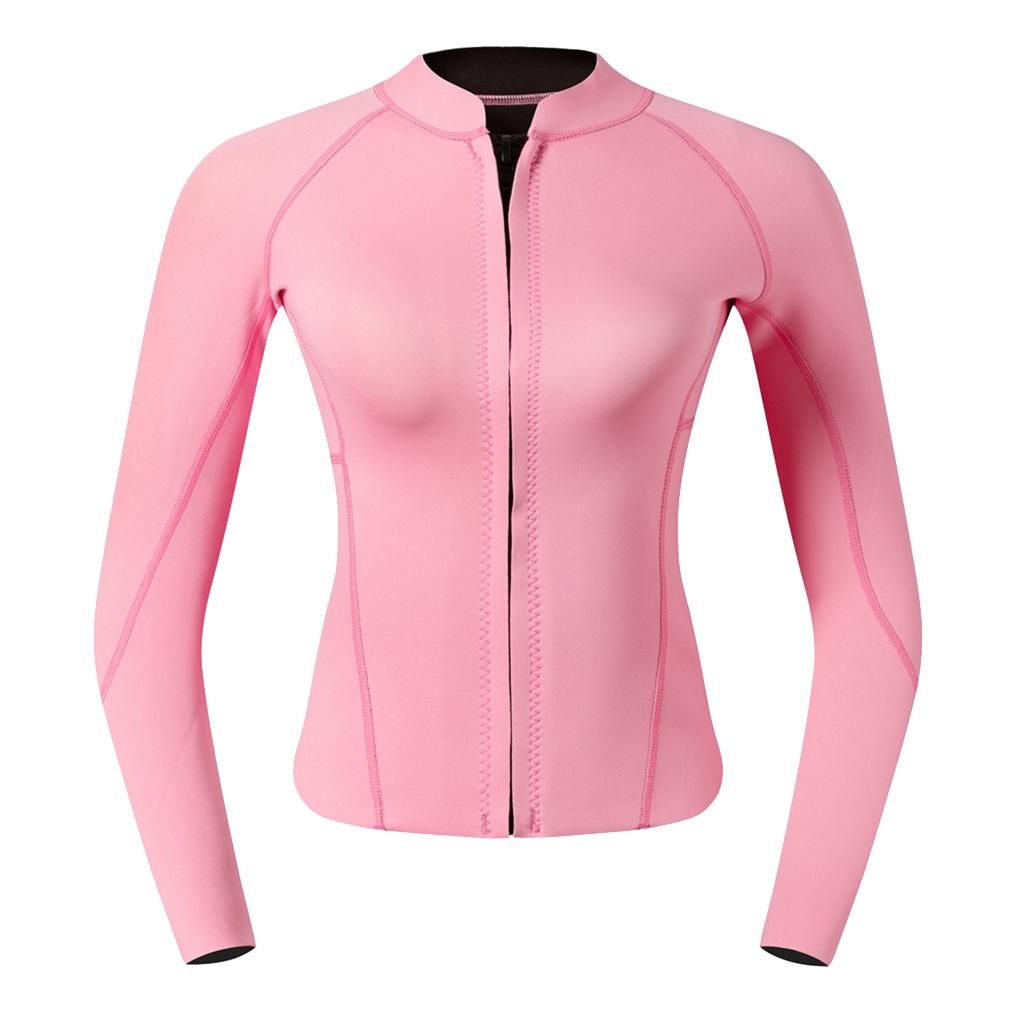 Women Top 2mm Neoprene Wetsuits Jackets Wetsuit For Diving Swim XS