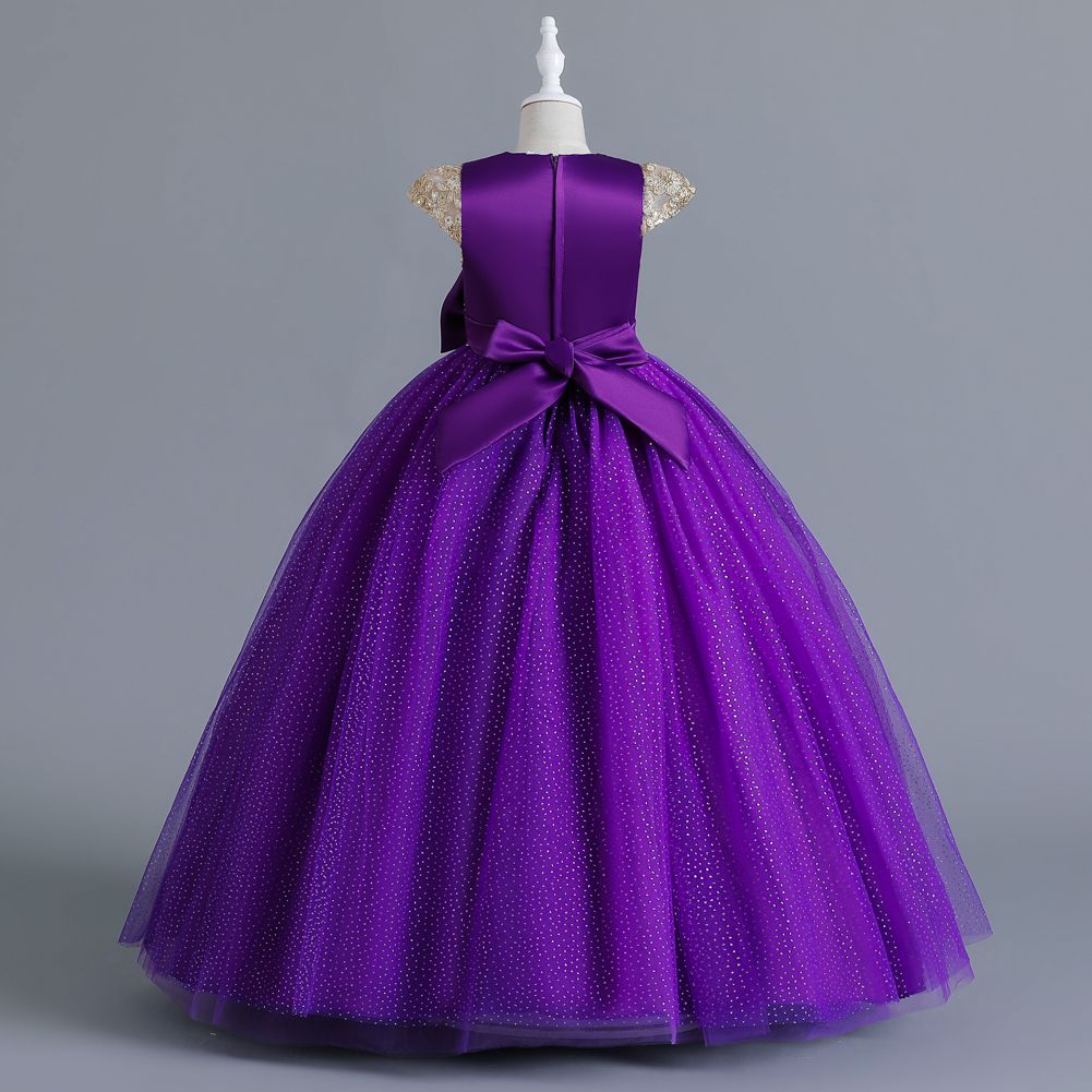 Girls Children Kids New Arrival Maxi Birthday Wedding Dinner Party Princess Dresses Ball Gown