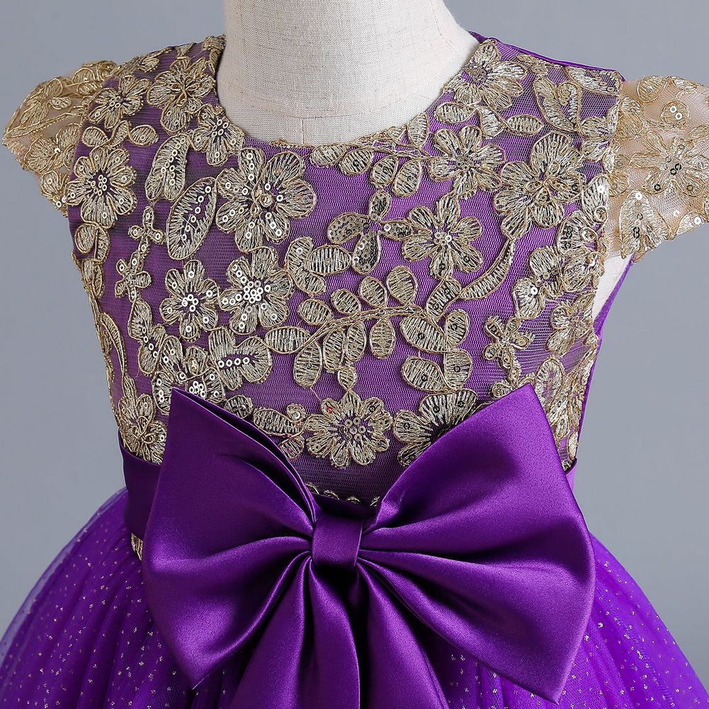 Girls Children Kids New Arrival Maxi Birthday Wedding Dinner Party Princess Dresses Ball Gown