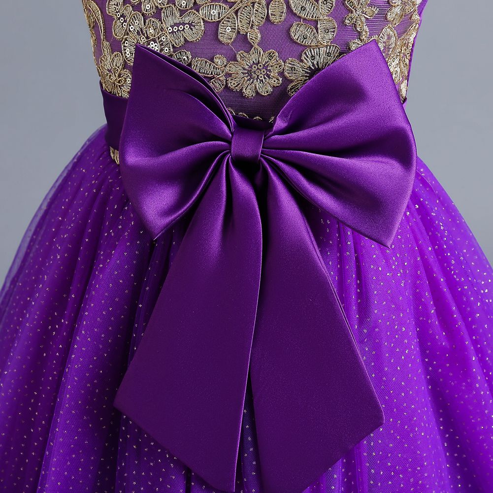 Girls Children Kids New Arrival Maxi Birthday Wedding Dinner Party Princess Dresses Ball Gown