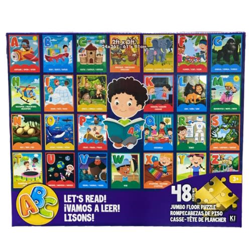 Karmin ABC Educational Floor Puzzles -(24x36)CM- 48 Pieces