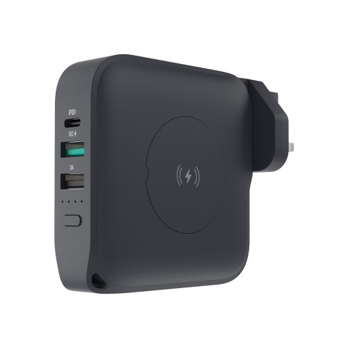 Powerology Wall Charger Powerbank- 10000mAh