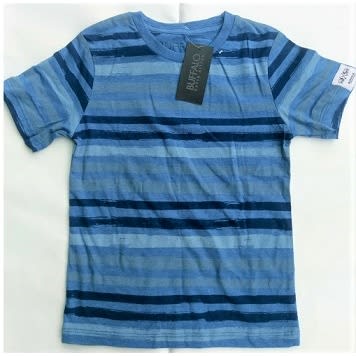 Boy's Striped Blue T-shirt
