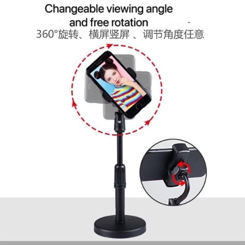 Phone Holder Table  Stand Mount Bracket For Smartphone Live Streaming