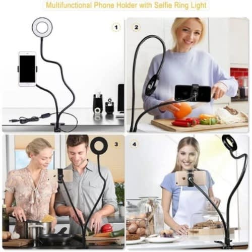 Multi-optional Phone Ringlight Holder