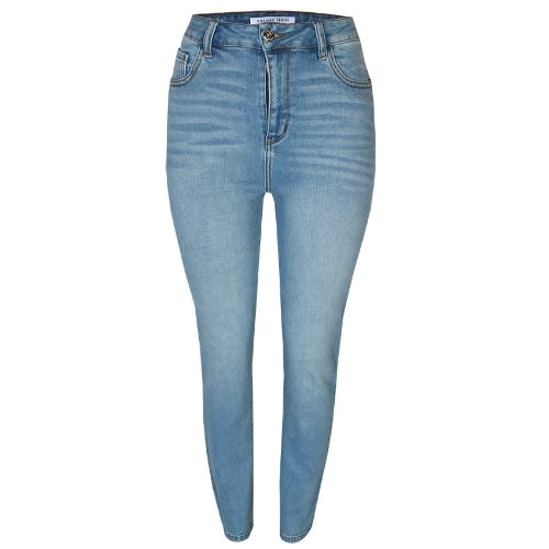 Womens Mom V2104 Medium Blue Jeans