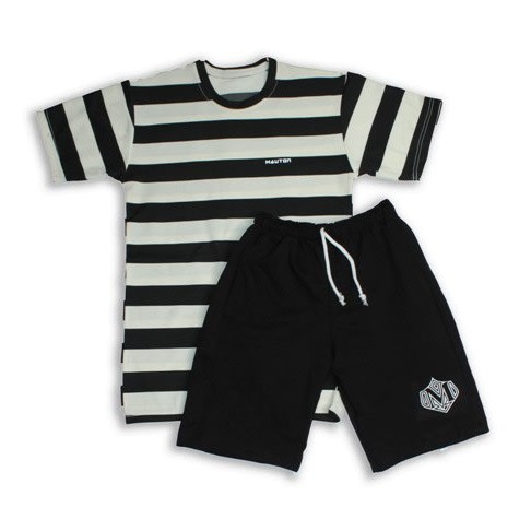 Men's 2in1  Arkham Tshirt & Ultron Short Set