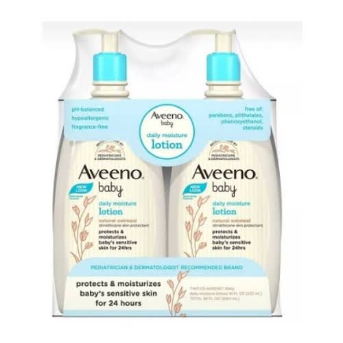 Baby Daily Moisture Lotion With Natural Oat - 18oz - 2pcs