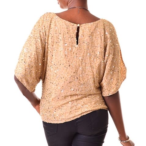 Big Sleeve Blouse - Brown