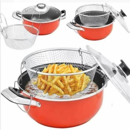 Manual Deep Fryer And Nicer Dicer