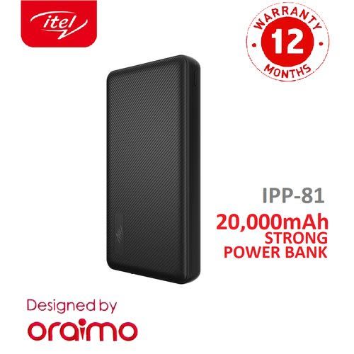 Itel Powerbank 20000mAh Ipp-81 - Black