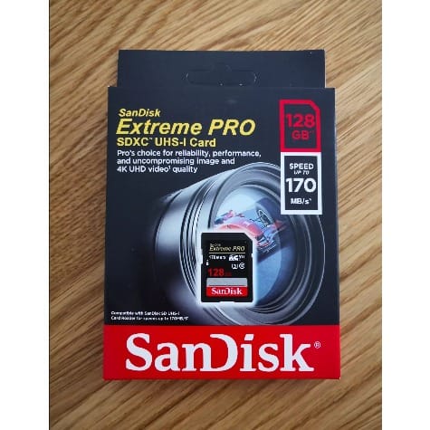 Extreme PRO Memory Card 128GB 4k