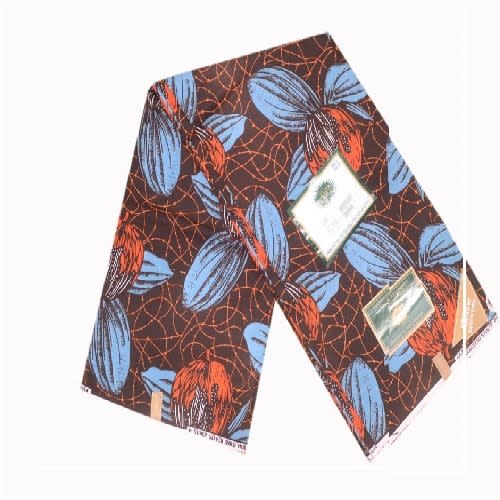 Nigerian Made Hollandis - 6 Yards - Brown
