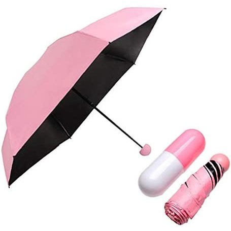 Ultra Mini Umbrella - Compact Pill - Anti-uv - Pink