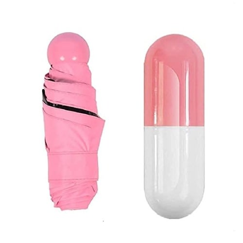 Ultra Mini Umbrella - Compact Pill - Anti-uv - Pink