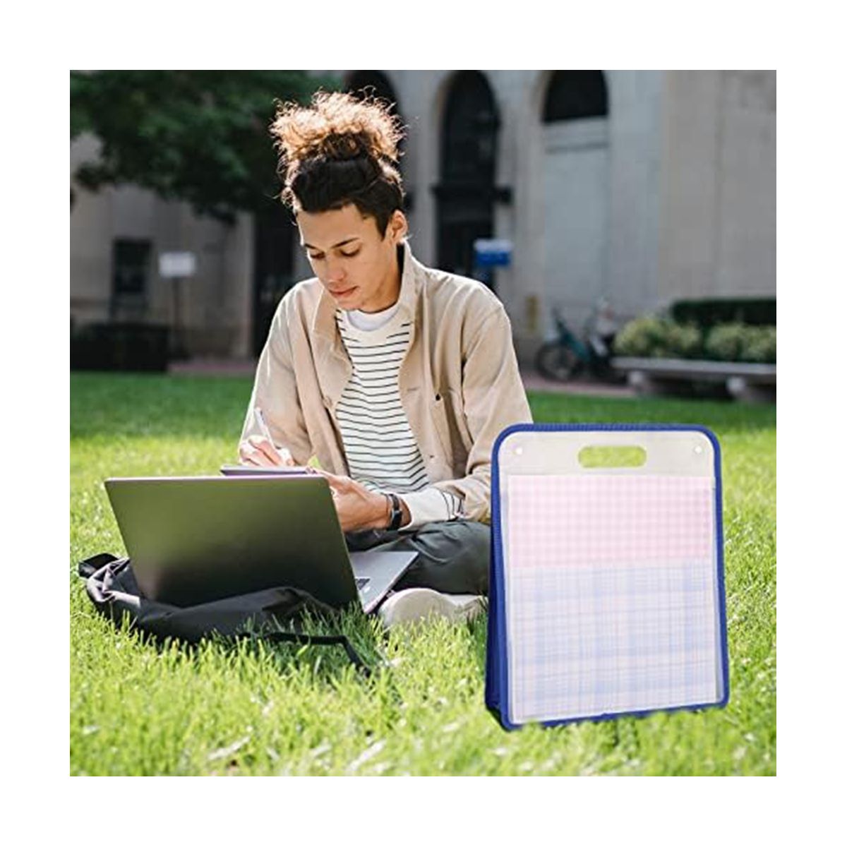 4Pcs 15.8 x 13 x 3 Inches Scrapbook Paper Storage Organizer Box, Expandable Paper Folio12 x 12 Sheets,for Cardstock