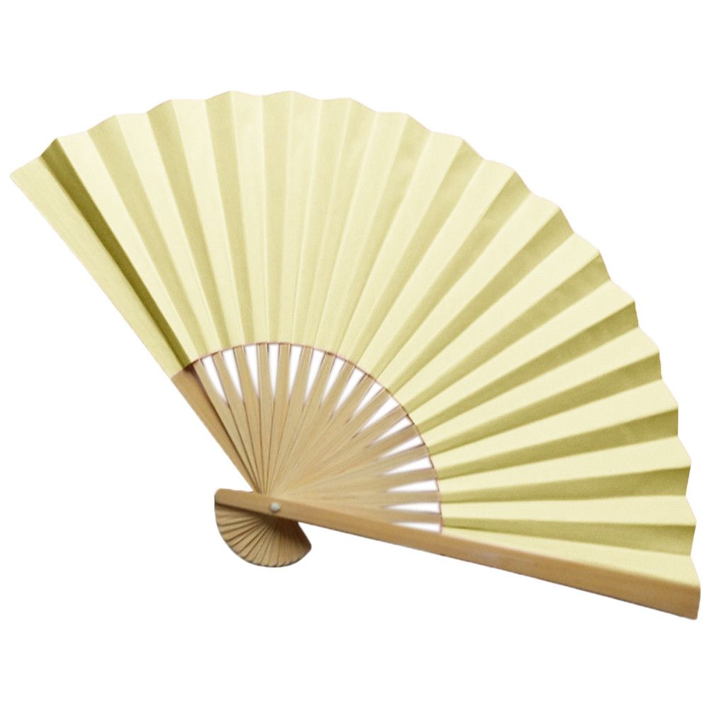 Held Dance 2# Paper Decoration Solid Fan Gift Fan Color Nice Stage Fan Wedding Multi Party Wooden Functional Folding Hand Props